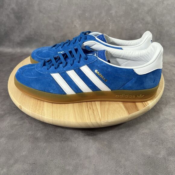 Adidas Originals Gazelle Mens 11 Indoor Blue Bird Gum Casual Shoes Sneakers main image 6